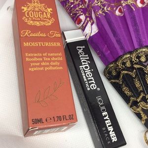 Cougar Moisturizer and bellapiere Liquid Eyeliner